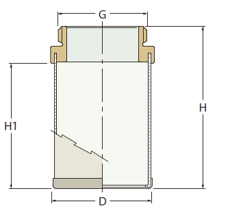 Filtr ze stali nierdzewnej do zaworu zwrotnego typu FI1533