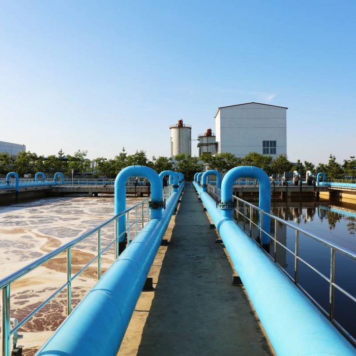 Small sewage treatment plant builder