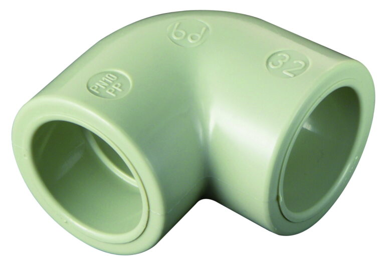 Bucchi hoek 90° voor moflassen type 0700255