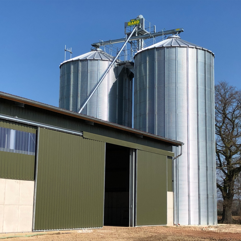 Plaatstalen ronde silo - RAKO