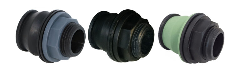 Bucchi QJ snelkoppelingen MF gereduceerd voor tanks in PP type 0402820