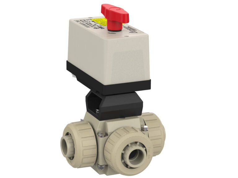 Praher 3-Wege Kugelhahn S4 PP Elektroantrieb EO510-Titelbild