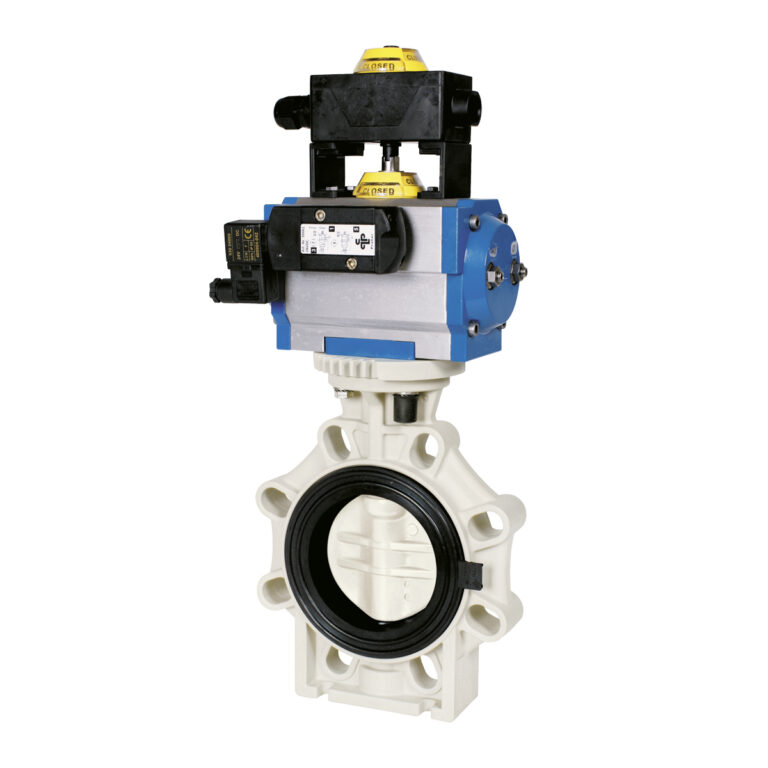 Praher Absperrklappe K4 PP Pneumatikantrieb-Titelbild