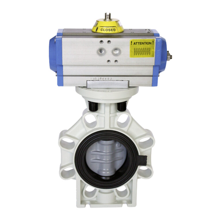 Praher Absperrklappe K4 PVC-C Pneumatikantrieb-Titelbild