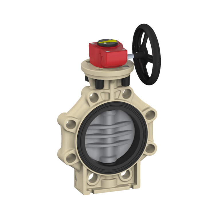 Praher Absperrklappe K4 PVC-C mit Handgetriebe-Titelbild