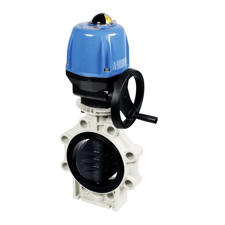 Praher Absperrklappe K4 PVC-U Elektroantrieb Valpes-Titelbild